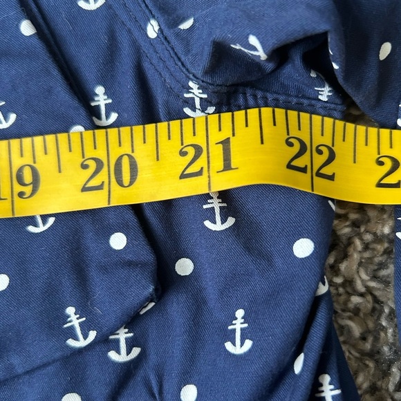 Hawke & Dumar Navy Anchor Men’s Button Fown Shirt NWOT XL - Picture 7 of 10